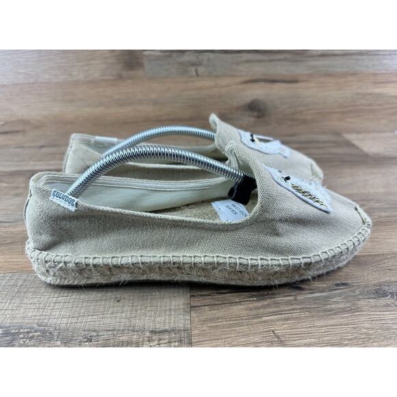 Soludos Owl Embroidered Shoes Espadrilles Slip On Womens Size 8.5 - Picture 8 of 8